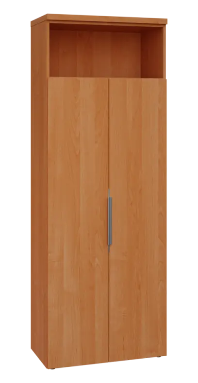 SIN 6 - 82DN kancelářská skříň, 2-dveřová/nika, 2170x800x400, olše jantar